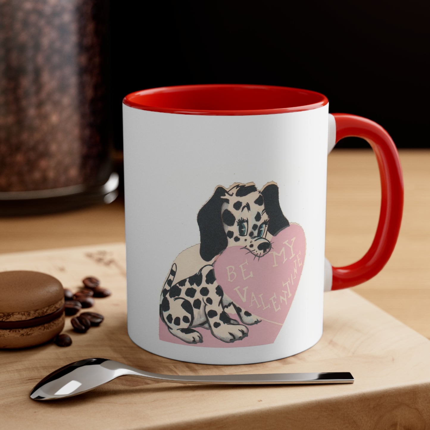 Pawsitively Sweet Vintage Valentine's Canine Cup